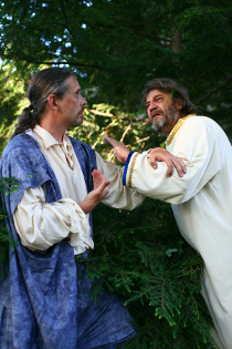 Todd Schwartz and Pat Flaherty in King Lear